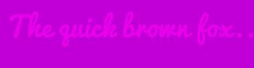 Image with Font Color EB00EE and Background Color C000D6
